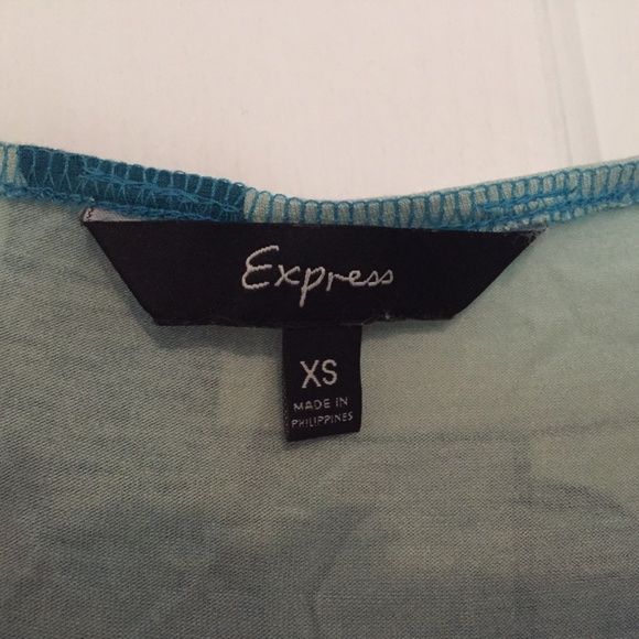 Express Geometric Design V-Neck Dress- XS - Picture 3 of 5